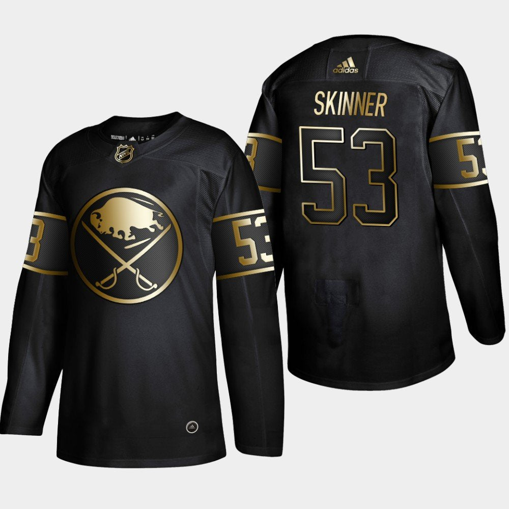 Buffalo Sabres #53 Jeff Skinner Black Golden Jersey