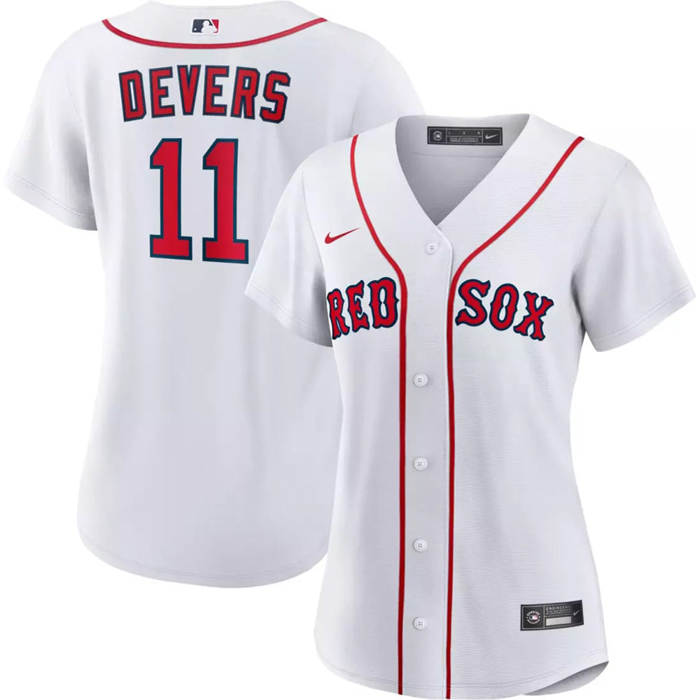 Womens Boston Red Sox Rafael Devers Cool Base Replica Jersey White